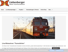 Tablet Screenshot of liebenberger.com